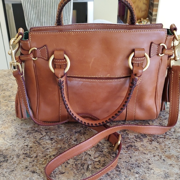 Dooney & Bourke Tan Satchel - Picture 2 of 6